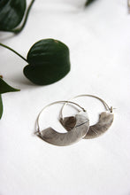 Load image into Gallery viewer, BOTANICAL HOOPS - ECO SILVER
