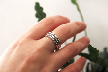 Load image into Gallery viewer, PATTERNED STACKING RING SET