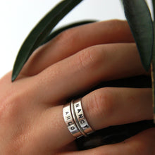 Load image into Gallery viewer, PERSONALISED STACKING RING