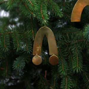 brass arch christmas decorations